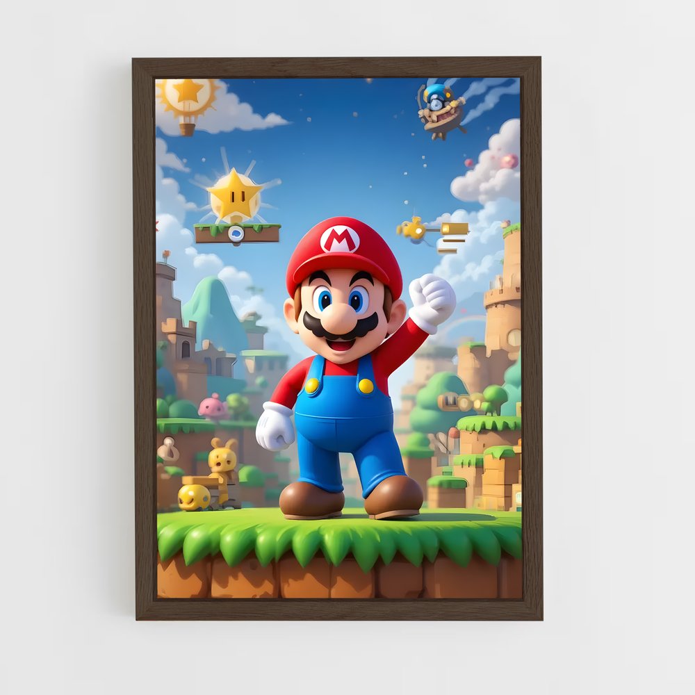 Poster Mario sur le Bord du Monde (vue 5)
