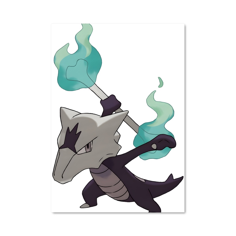 Poster Loup Émeraude – affiche Pokemon