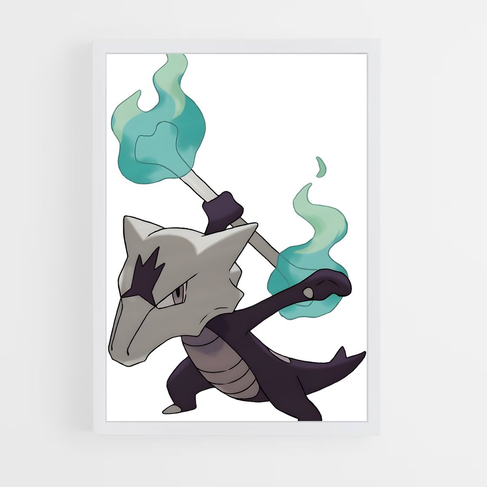 Poster Loup Émeraude – affiche Pokemon (vue 3)