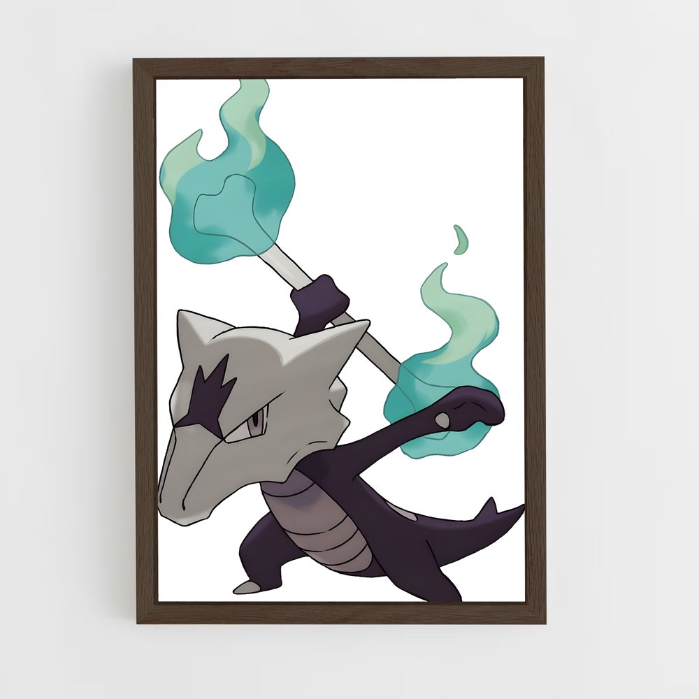 Poster Loup Émeraude – affiche Pokemon (vue 5)