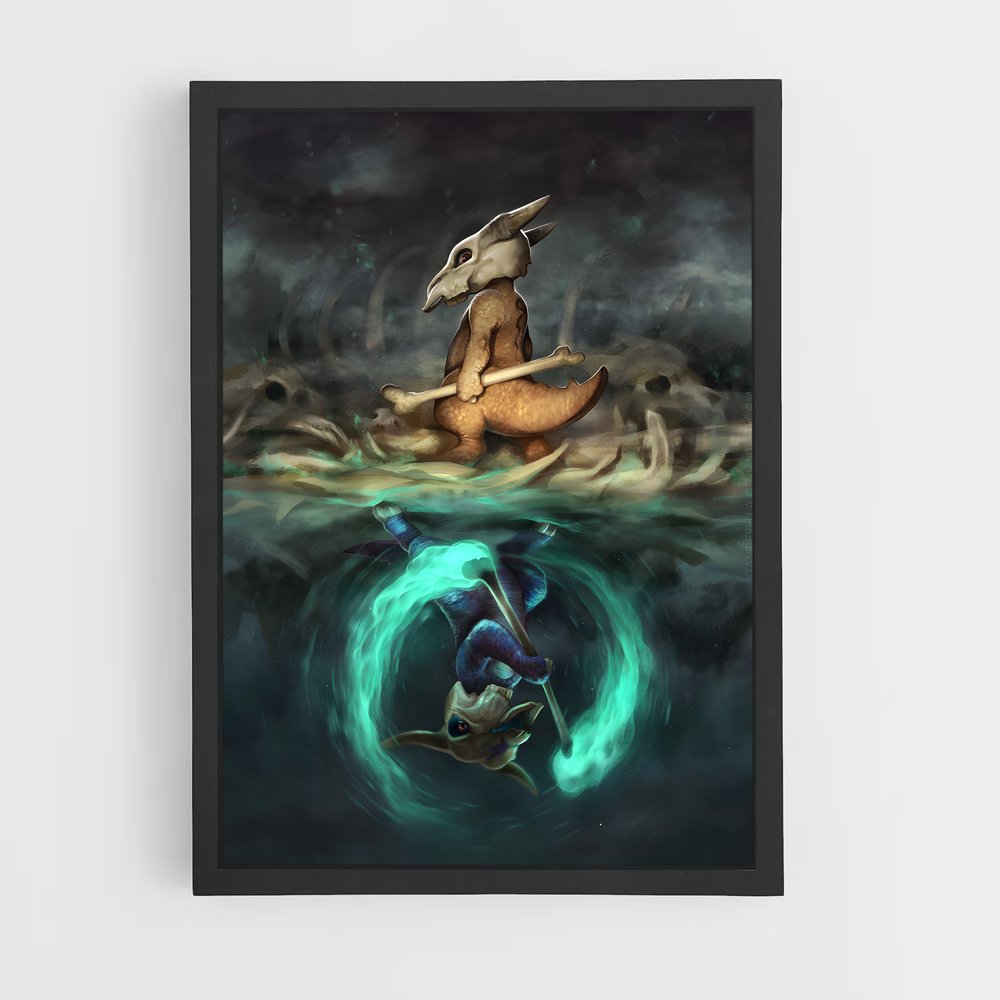 Poster La Danse des Compagnons – affiche Pokemon (vue 2)