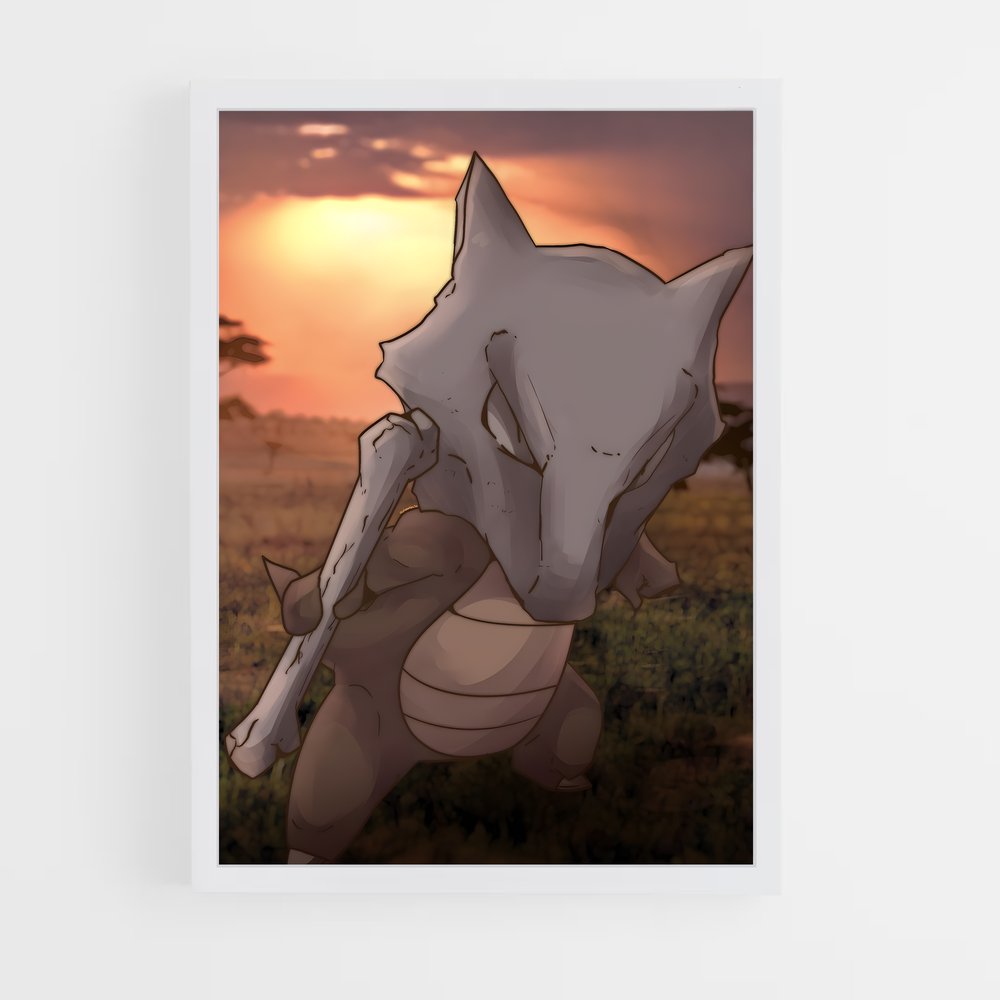 Poster Marowak au Crépuscule – affiche Pokemon (vue 3)