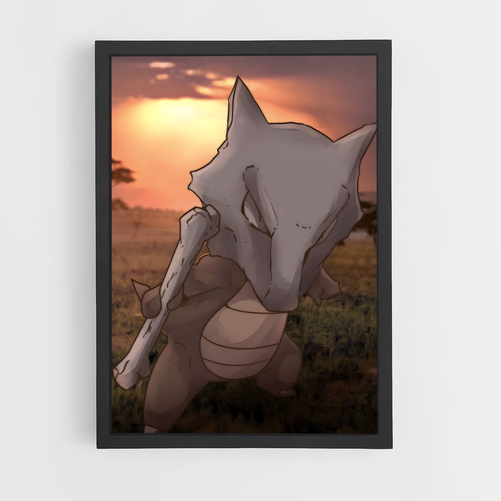 Poster Marowak au Crépuscule – affiche Pokemon (vue 2)