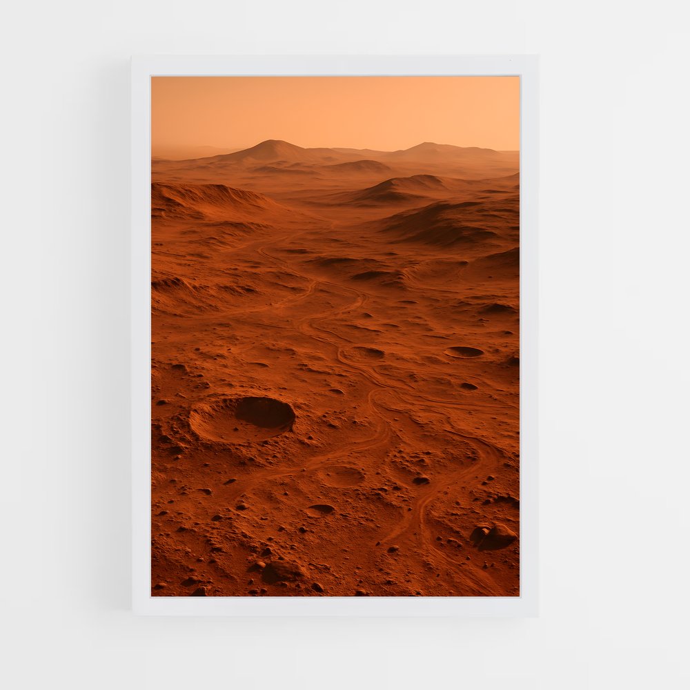 Poster Mars Éblouissant – affiche Système solaire (vue 3)