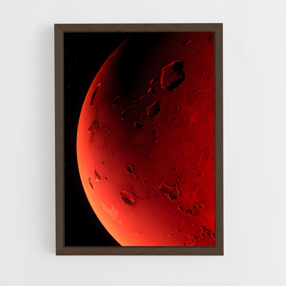 Poster magnifique Mars – affiche Système solaire (vue 5)
