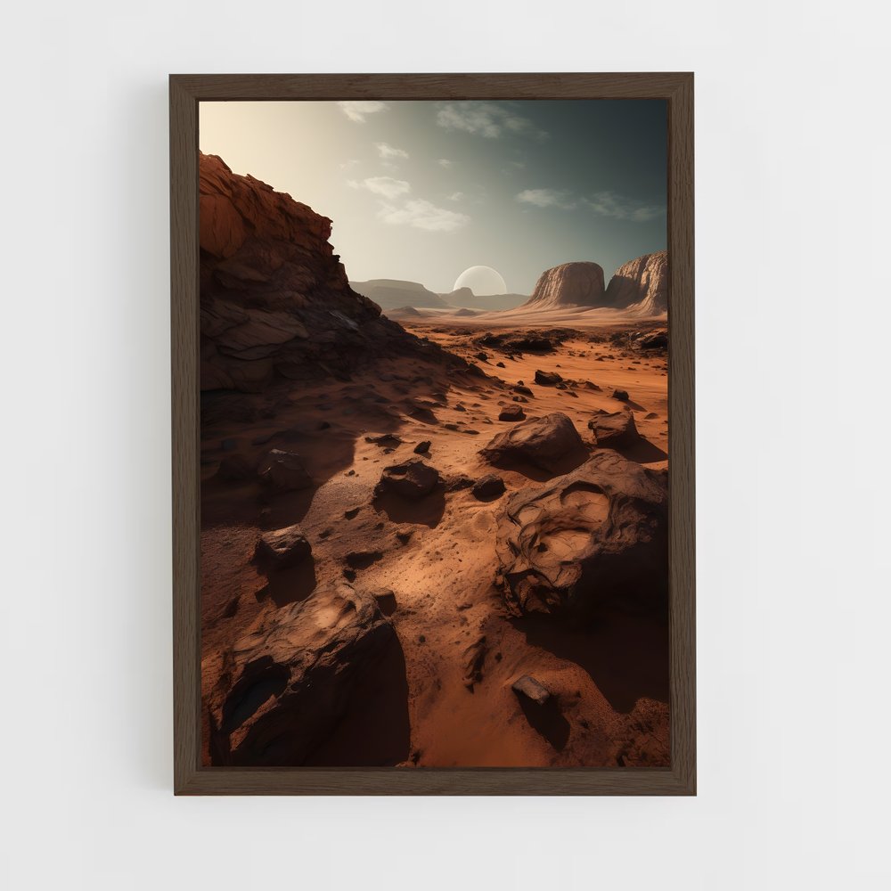 Poster Mars Radieux – affiche Système solaire (vue 5)