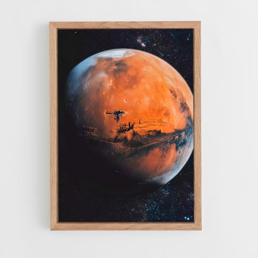 Poster Écarlate Astral – affiche Système solaire (vue 4)