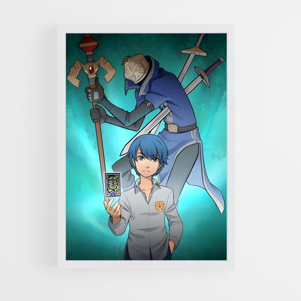 Poster Marth épique – affiche Super Smash Bros (vue 3)