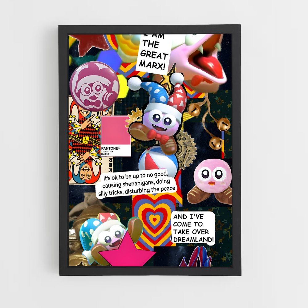 Poster Pokedex Fantastique – affiche Kirby (vue 2)