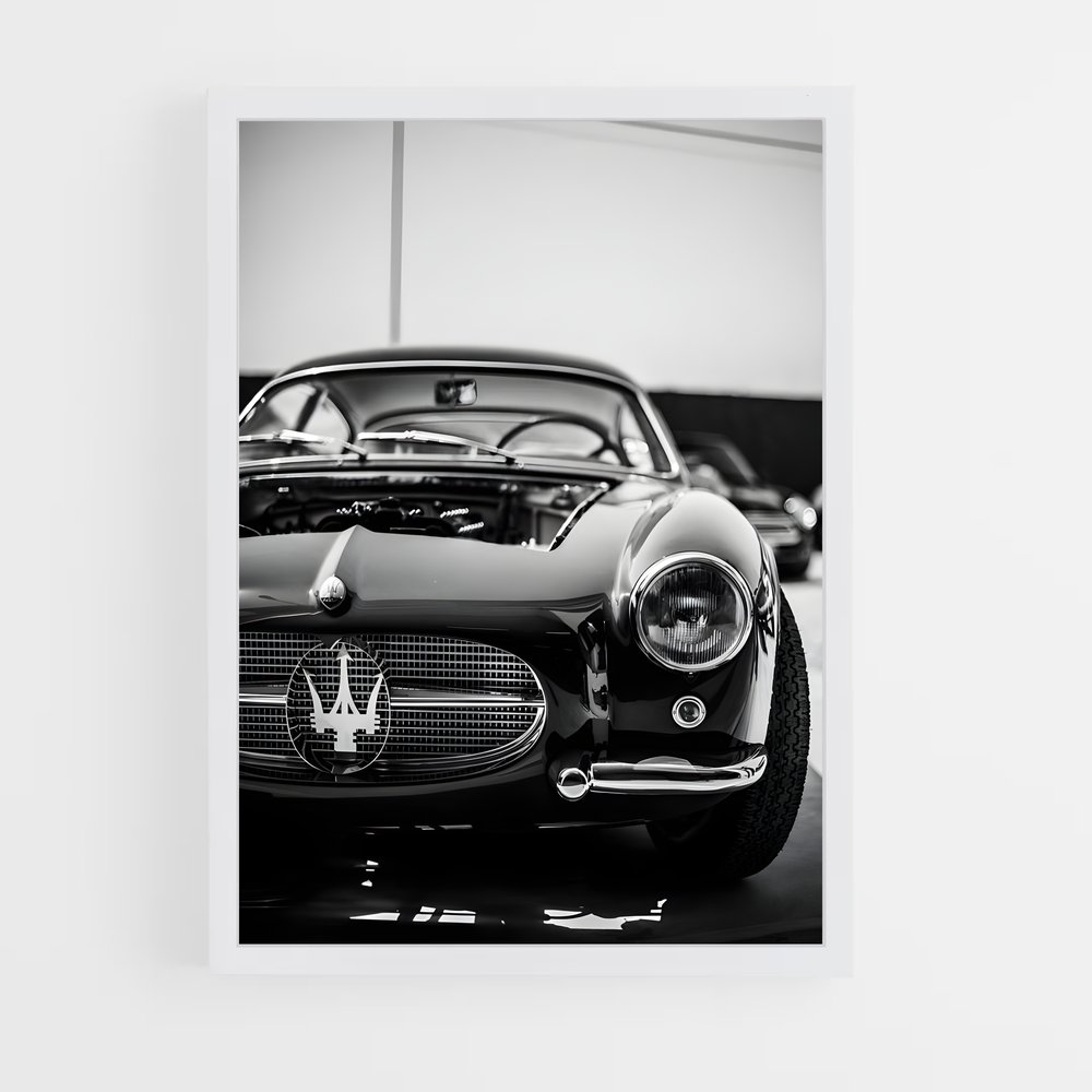 Poster Maserati Classique (vue 3)
