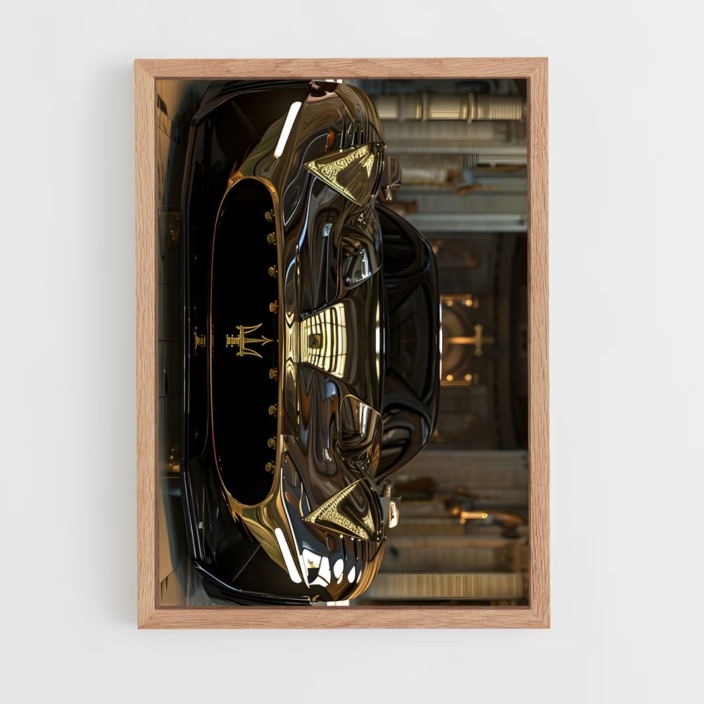Poster Horloge Maserati (vue 4)