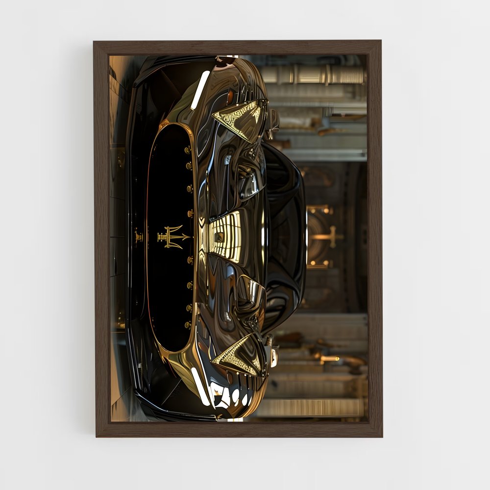 Poster Horloge Maserati (vue 5)