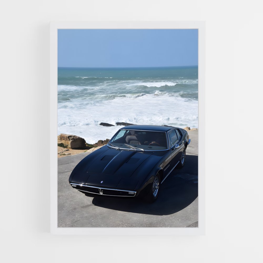 Poster Maserati automobile (vue 3)