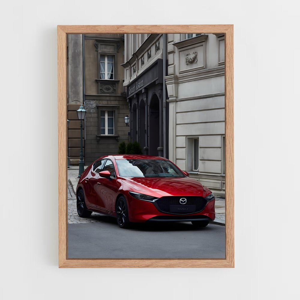 Poster Mazda Rouge Énergie (vue 4)