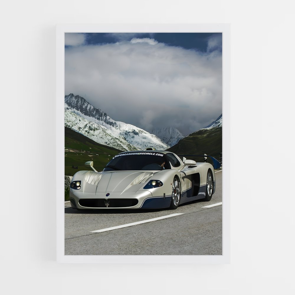 Poster Vitesse élégance aisance – affiche Maserati (vue 3)