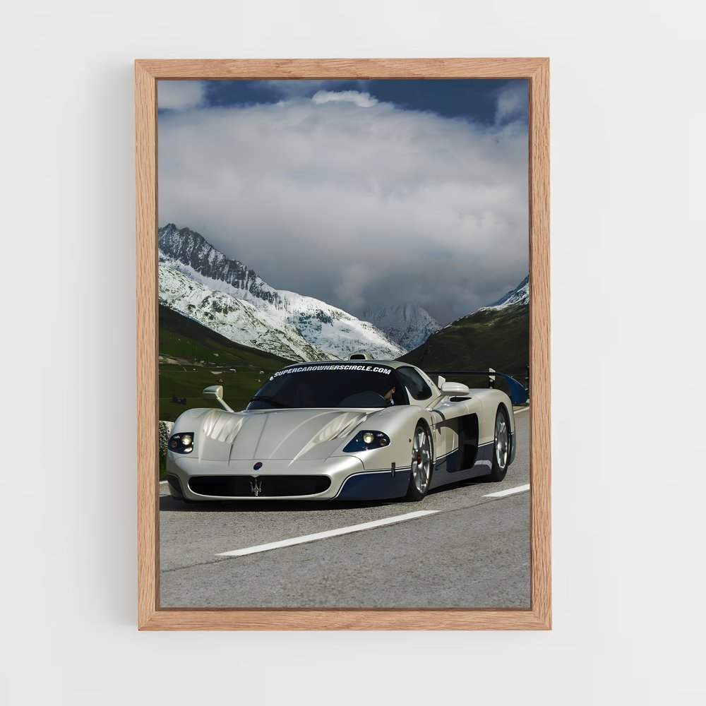 Poster Vitesse élégance aisance – affiche Maserati (vue 4)