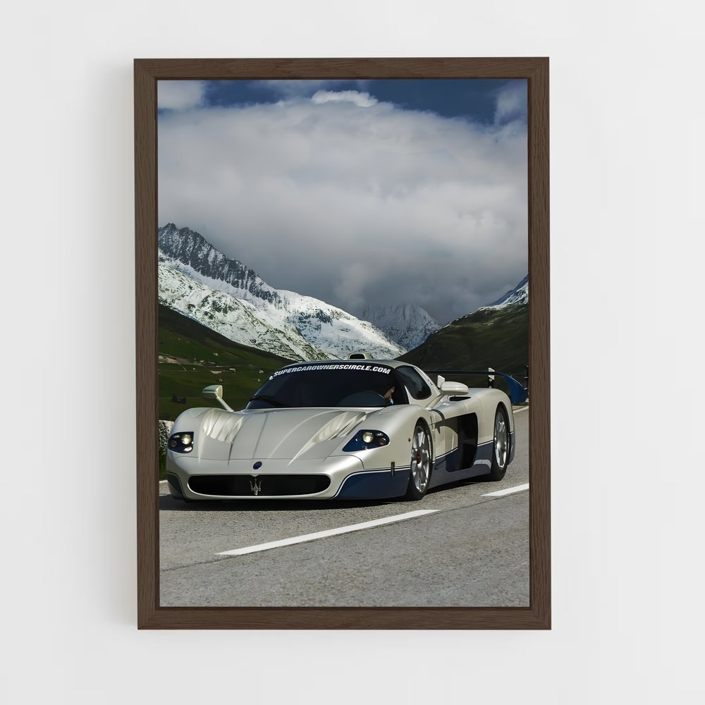 Poster Vitesse élégance aisance – affiche Maserati (vue 5)