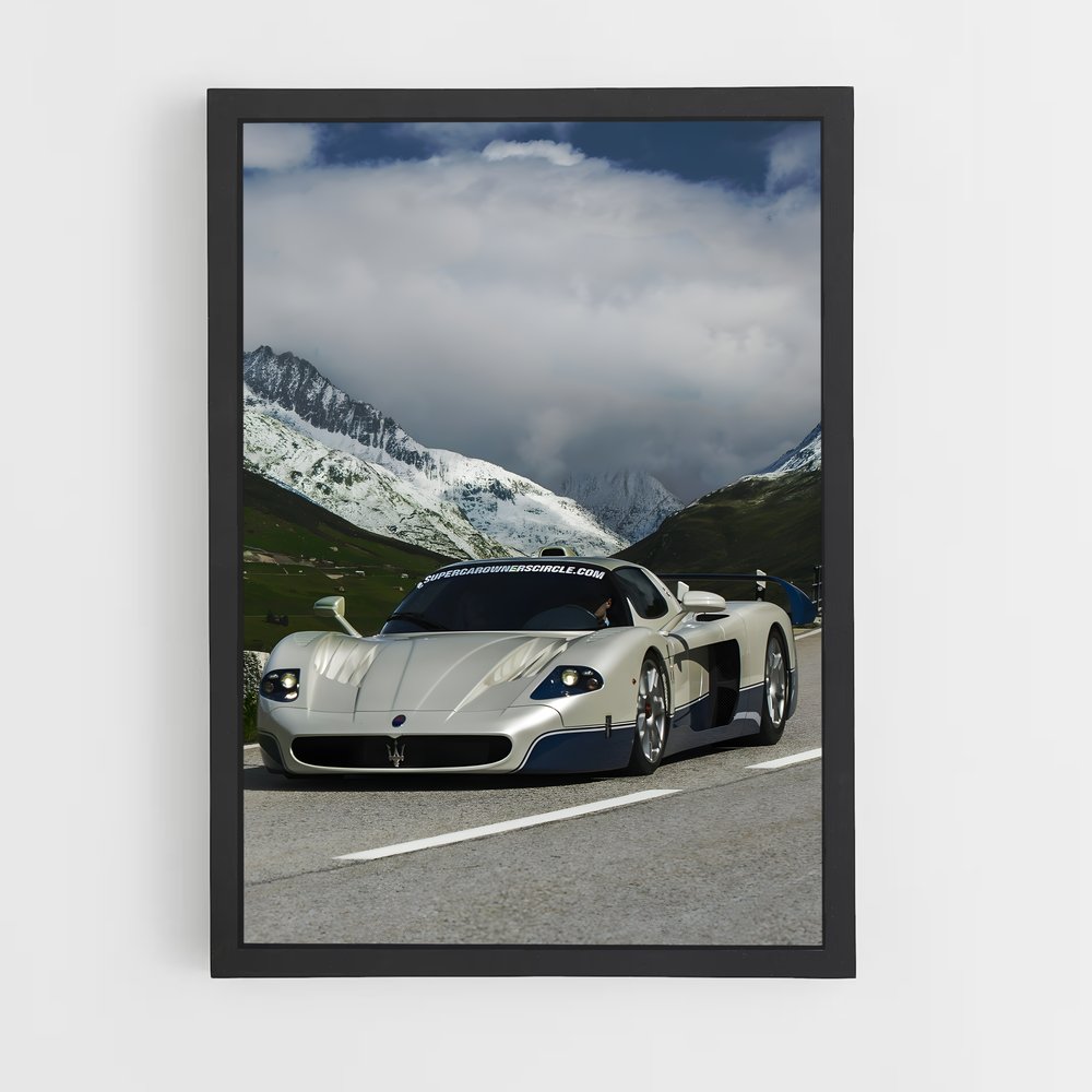 Poster Vitesse élégance aisance – affiche Maserati (vue 2)