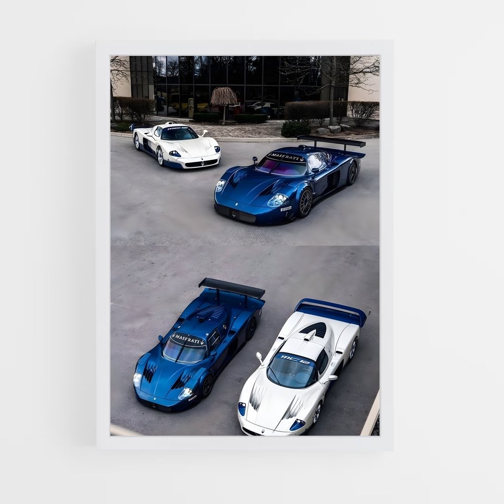 Poster Parking de Rêve – affiche Maserati (vue 3)