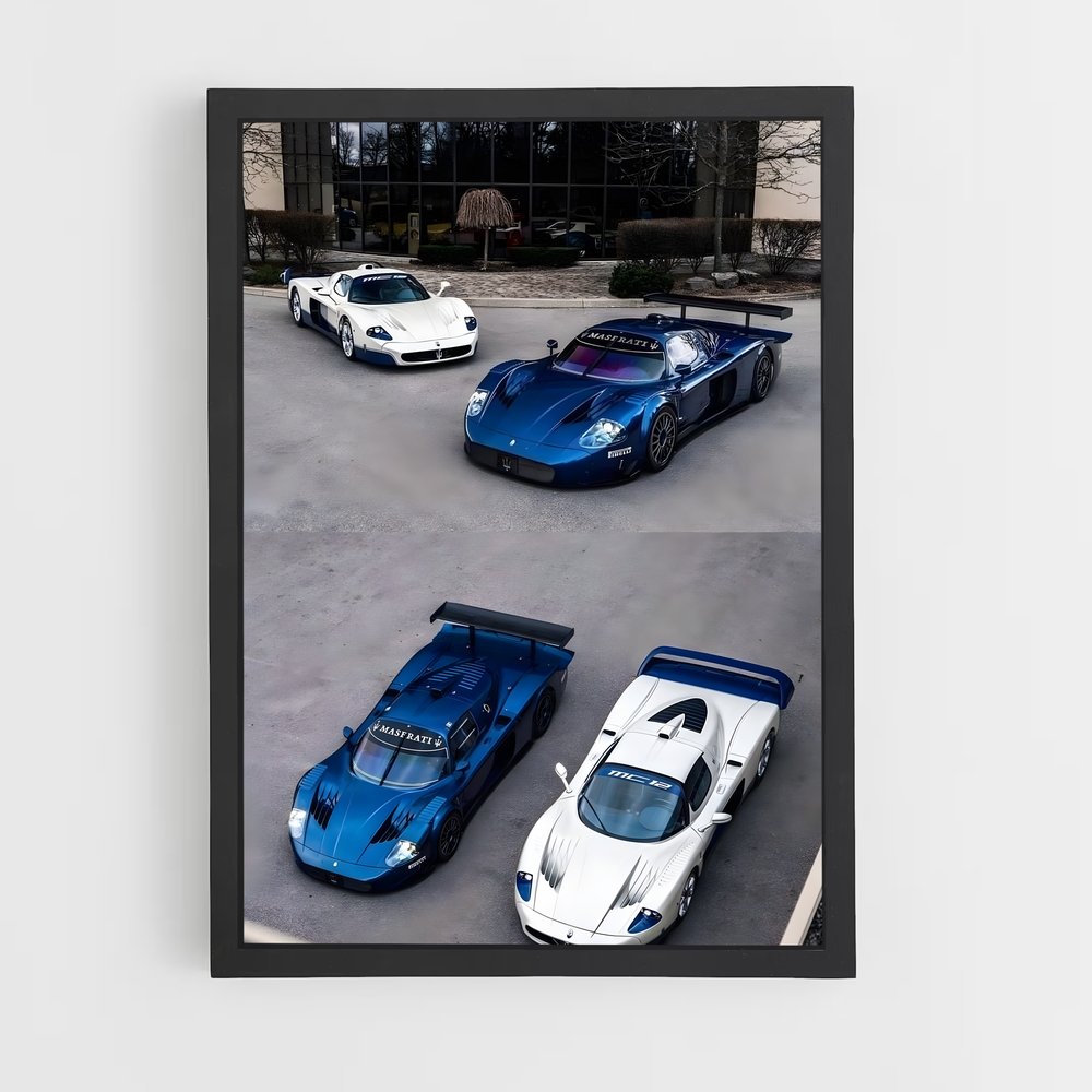 Poster Parking de Rêve – affiche Maserati (vue 2)