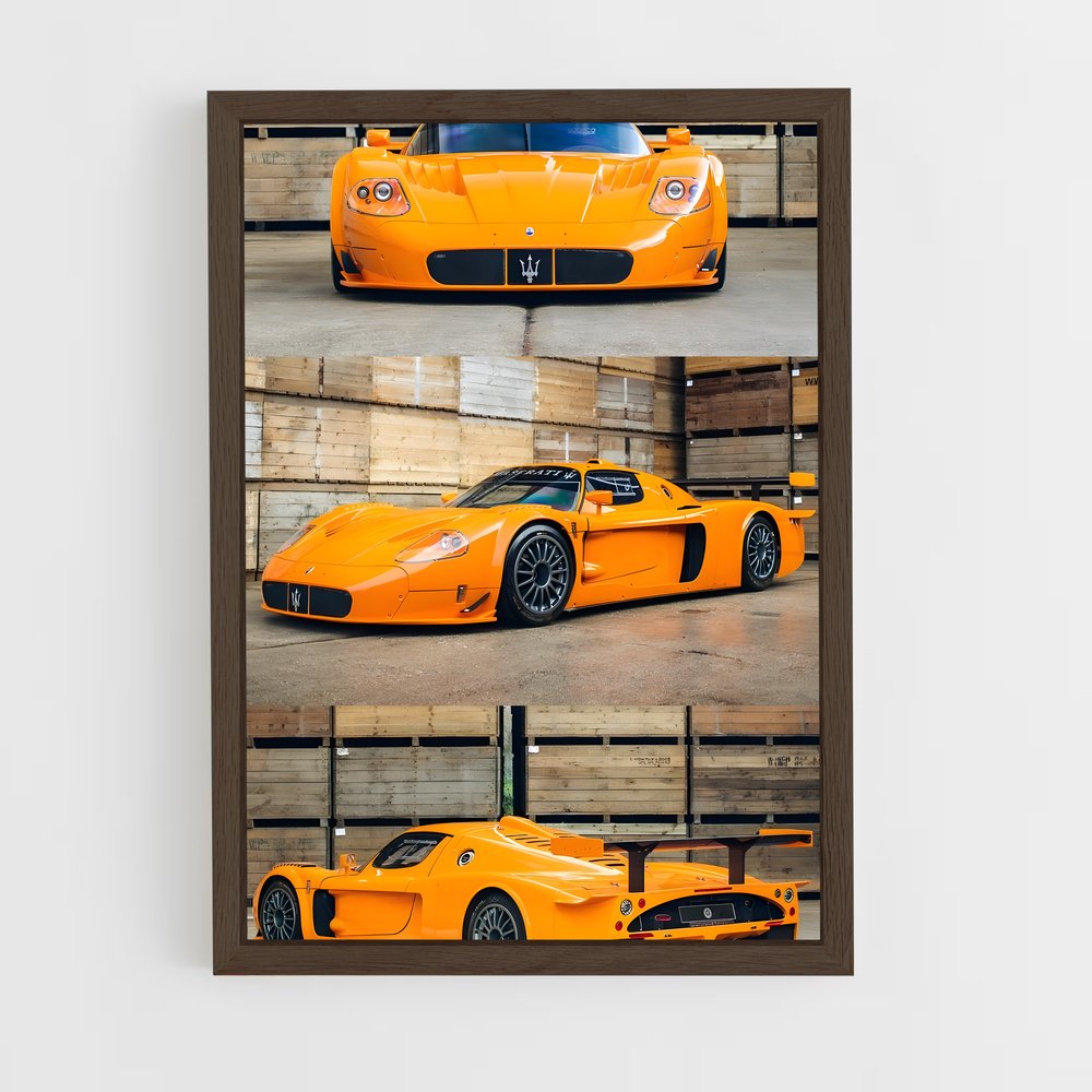 Poster Vitesse de style – affiche Maserati (vue 5)