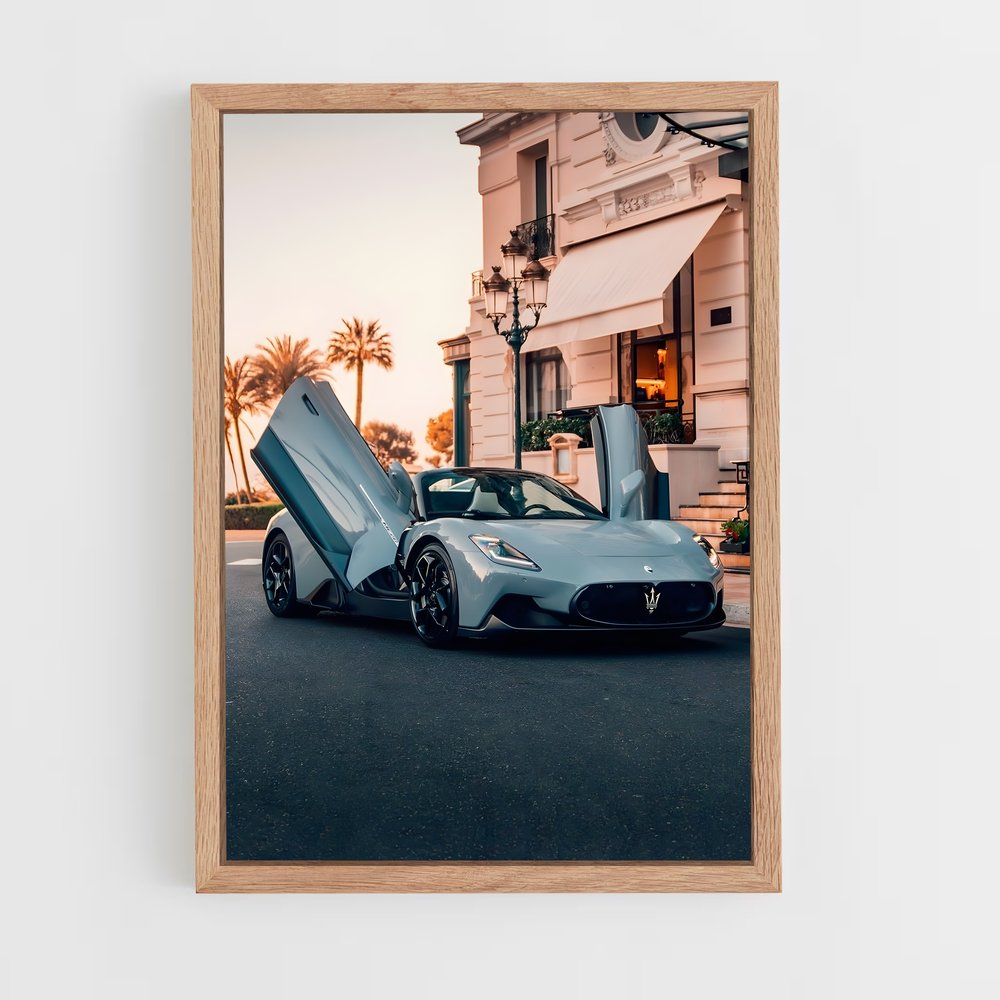 Poster L'Échappée Bleue – affiche Maserati (vue 4)