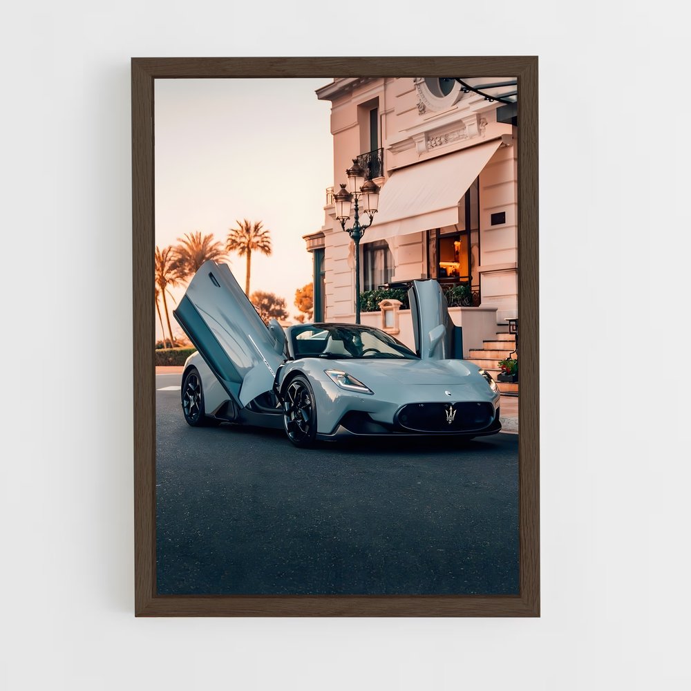 Poster L'Échappée Bleue – affiche Maserati (vue 5)