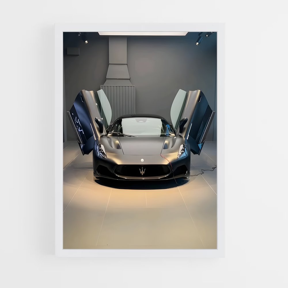 Poster Open Garage – affiche Maserati (vue 3)