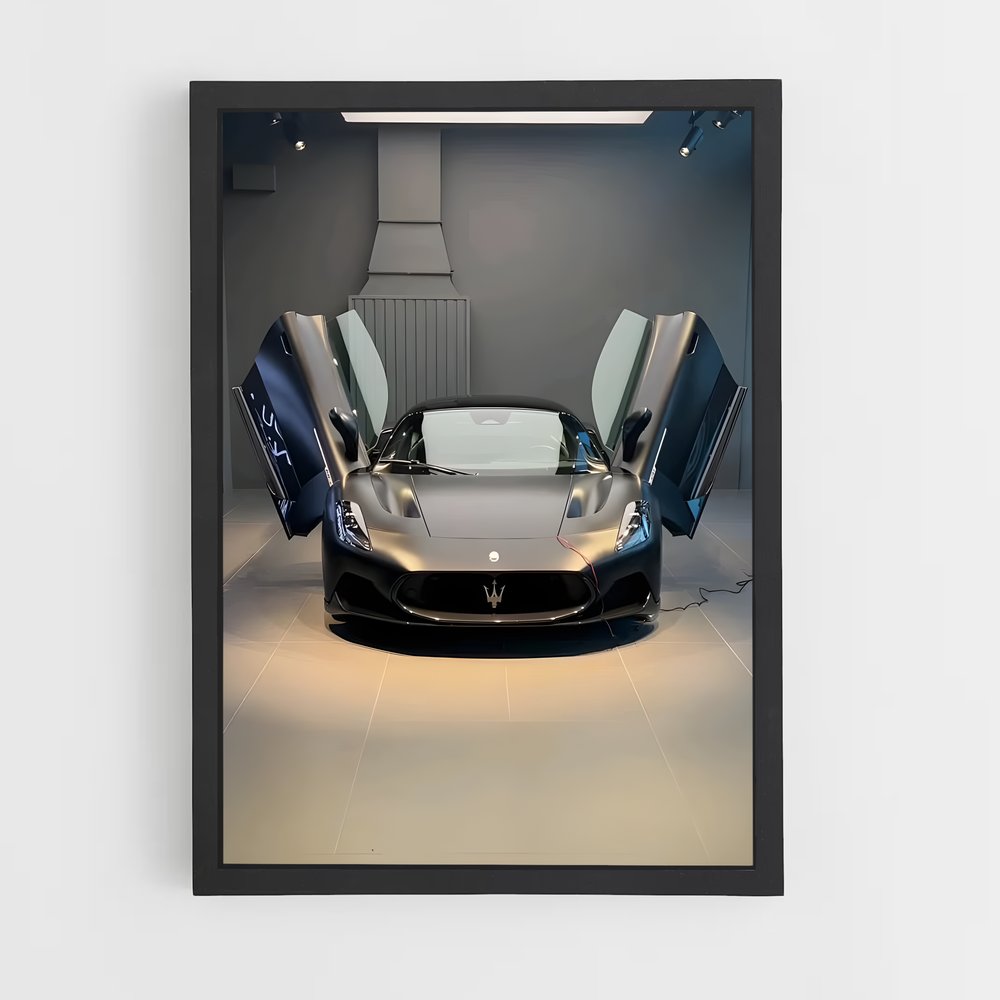 Poster Open Garage – affiche Maserati (vue 2)