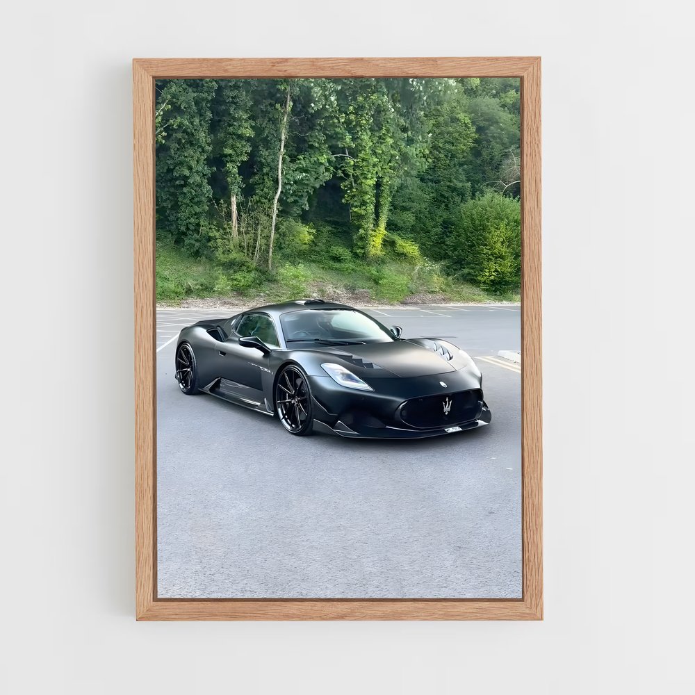 Poster Vitesse élégance phares – affiche Maserati (vue 4)