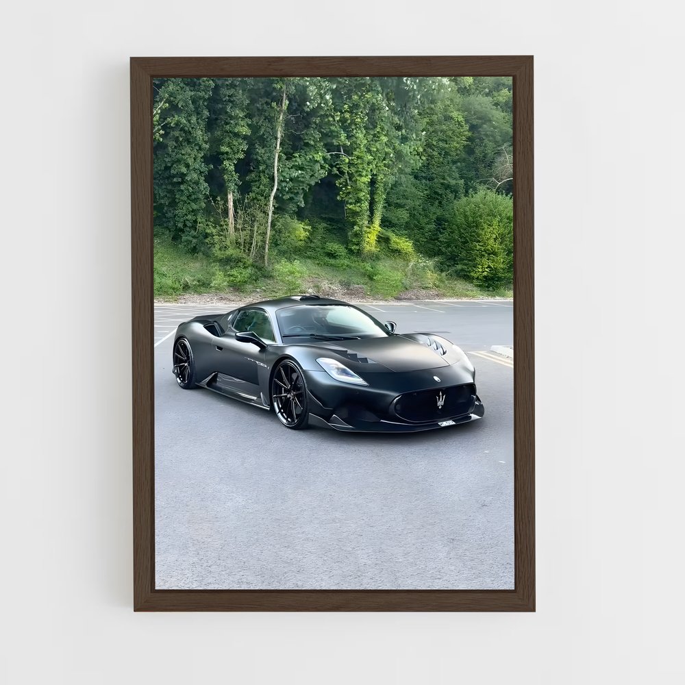 Poster Vitesse élégance phares – affiche Maserati (vue 5)