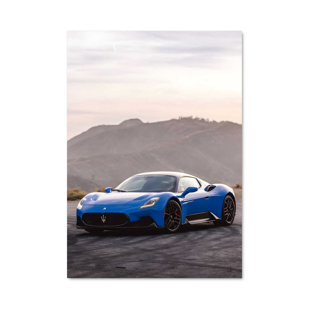 Poster Ferrari Bleu