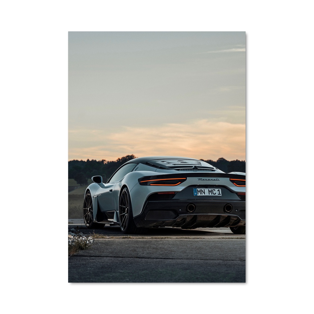 Poster puissance roues brillance