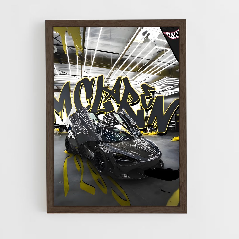 Poster Graffiti Racer – affiche Mclaren (vue 5)