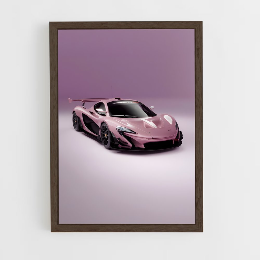 Poster Hyper Pink McLaren (vue 5)