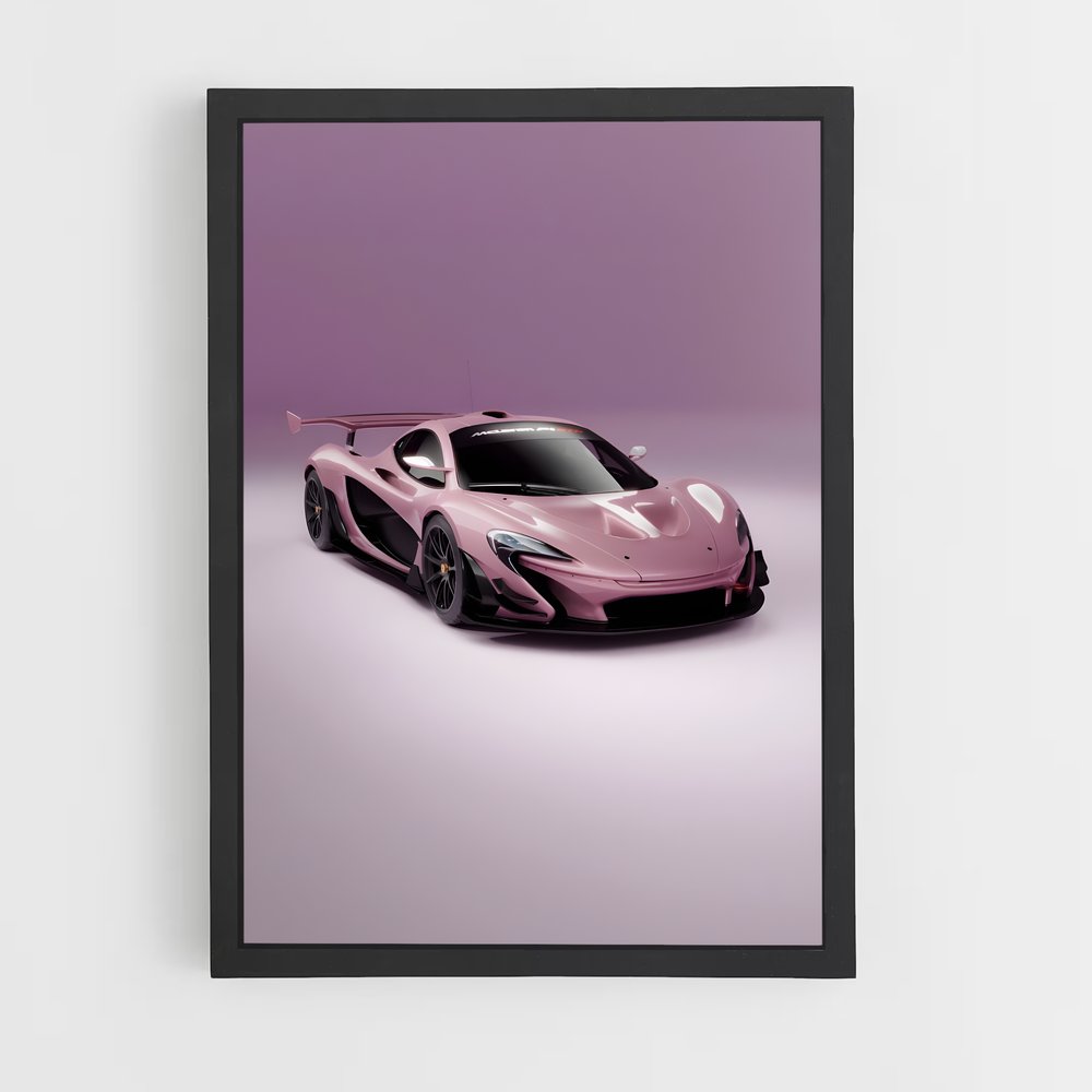 Poster Hyper Pink McLaren (vue 2)