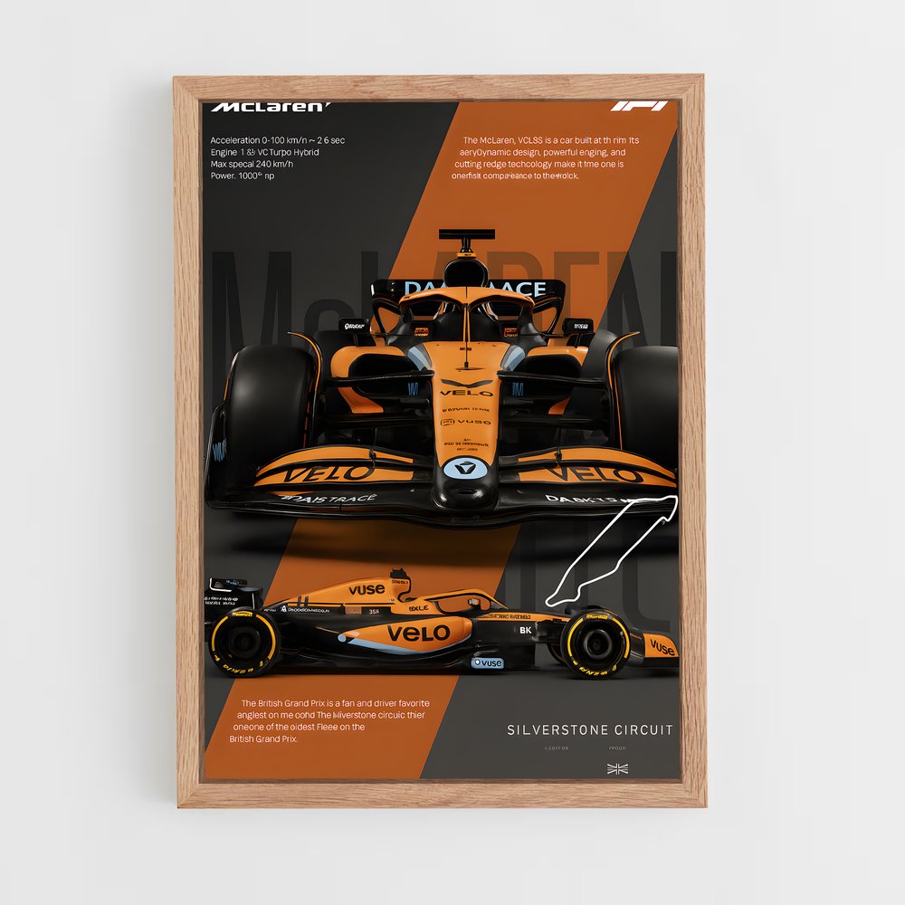Poster Arc-en-Ciel McLaren (vue 4)