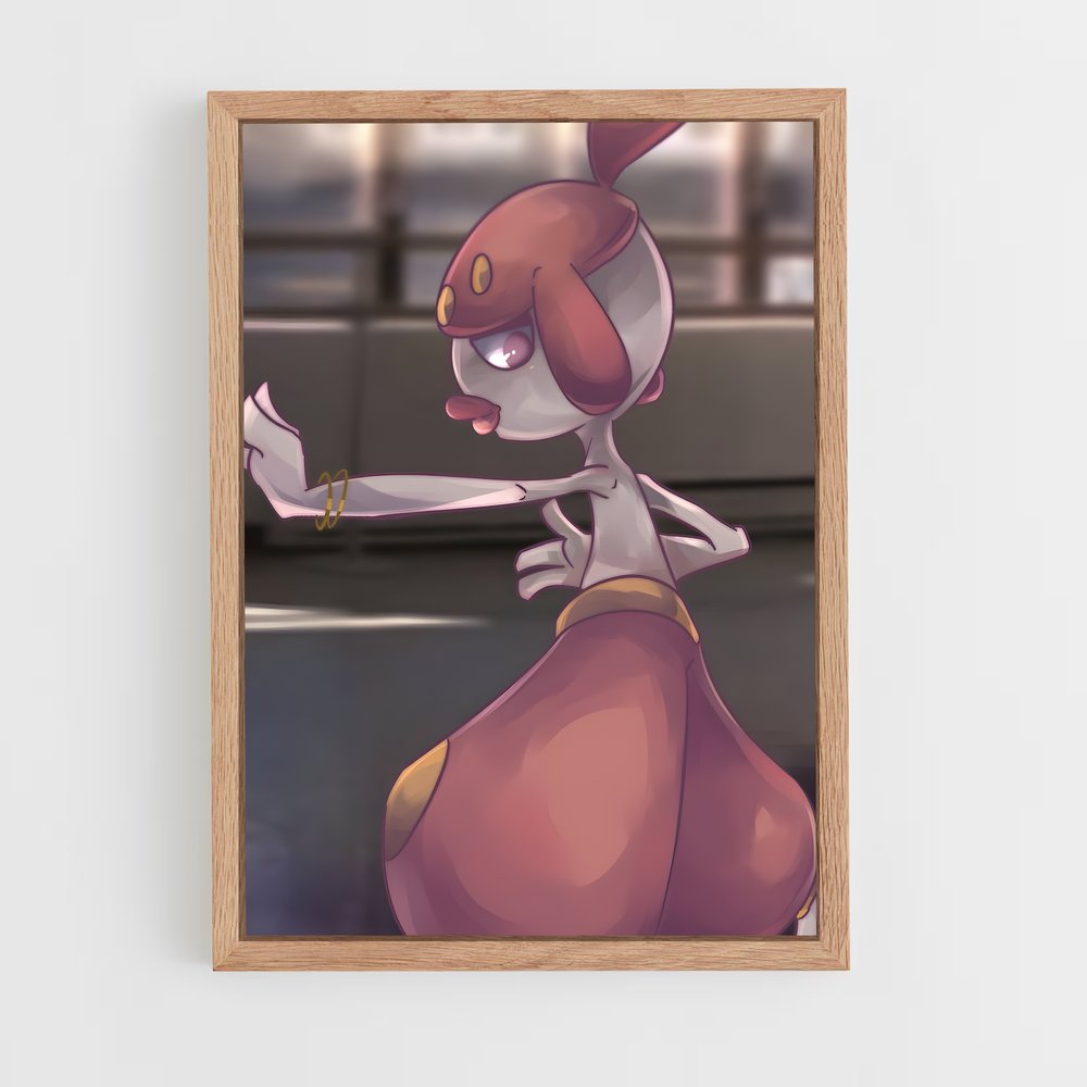 Poster Medicham Mystique – affiche Pokemon (vue 4)