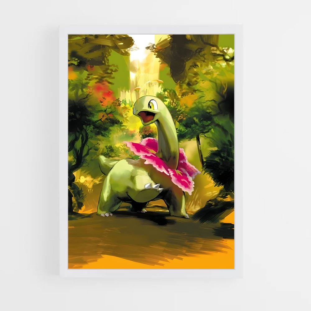 Poster Jurassic Jungle – affiche Pokemon (vue 3)