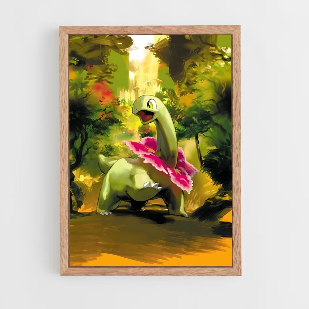 Poster Jurassic Jungle – affiche Pokemon (vue 4)