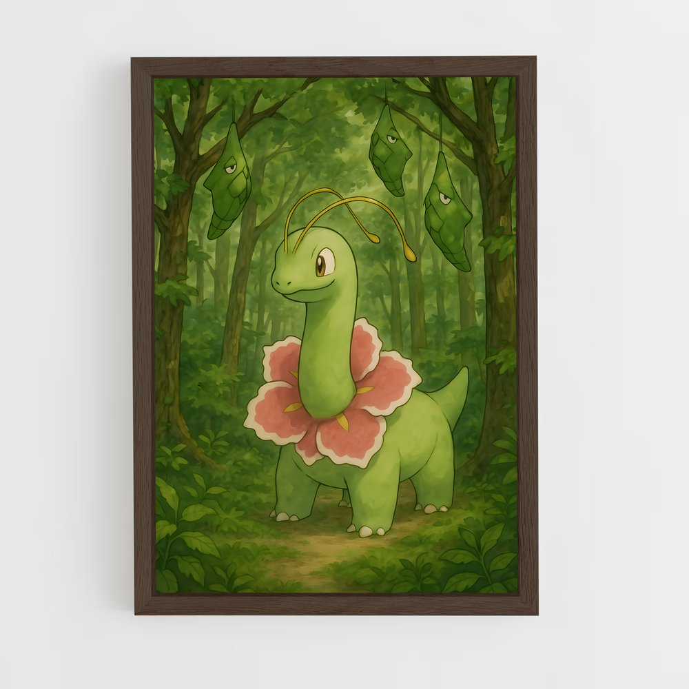 Poster Fleur de Dinosaure – affiche Pokemon (vue 5)