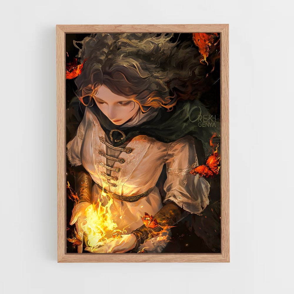 Poster Melina souffle – affiche Elden Ring (vue 4)