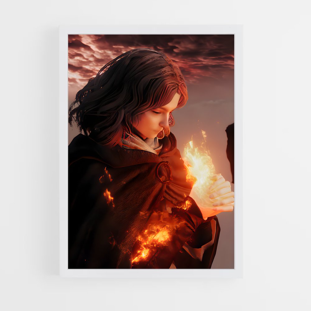 Poster L'Art du Feu – affiche Elden Ring (vue 3)