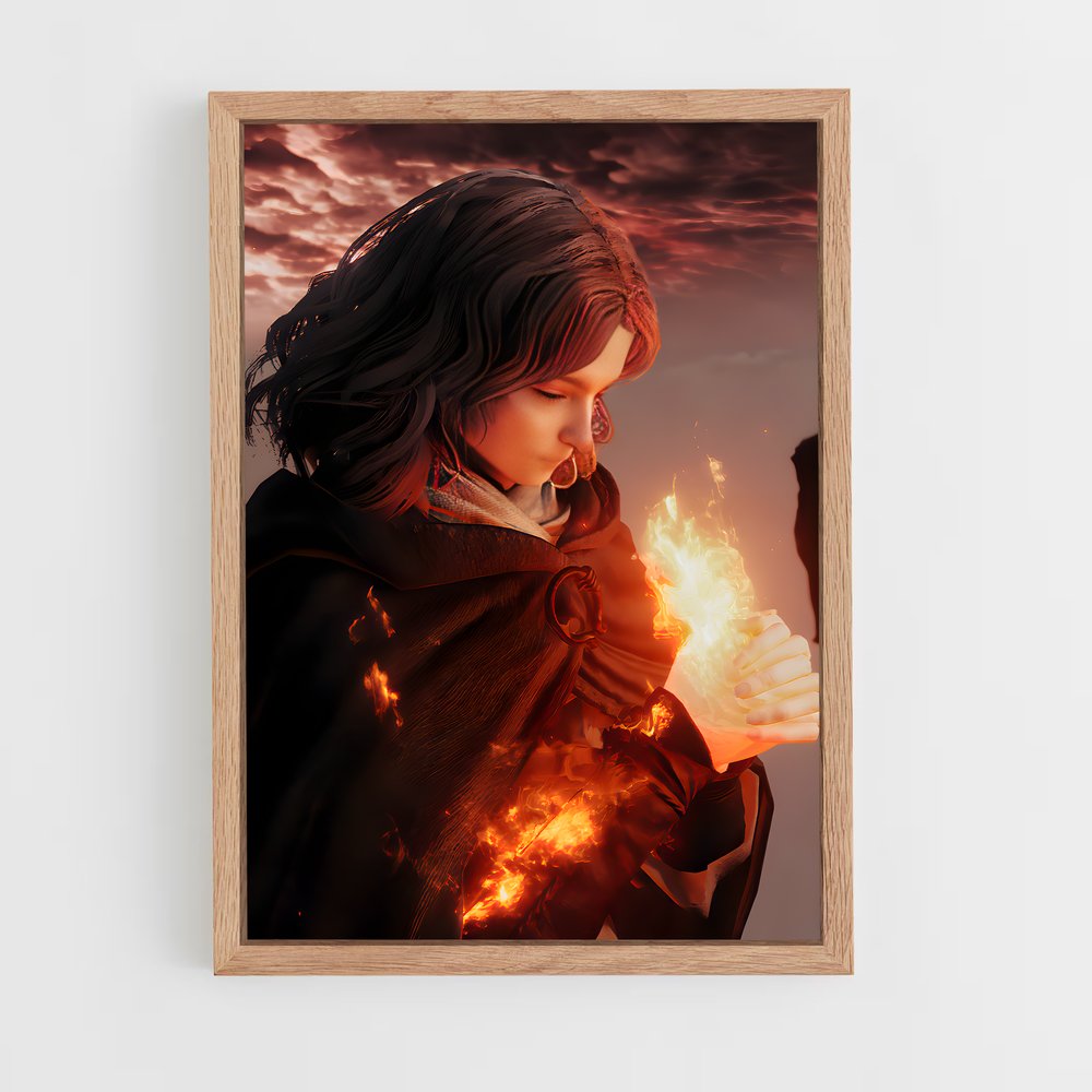 Poster L'Art du Feu – affiche Elden Ring (vue 4)