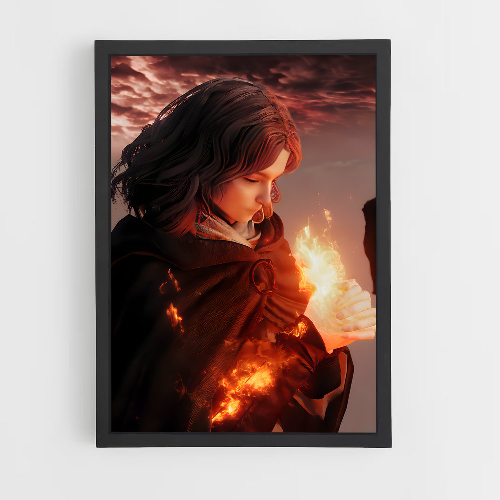 Poster L'Art du Feu – affiche Elden Ring (vue 2)