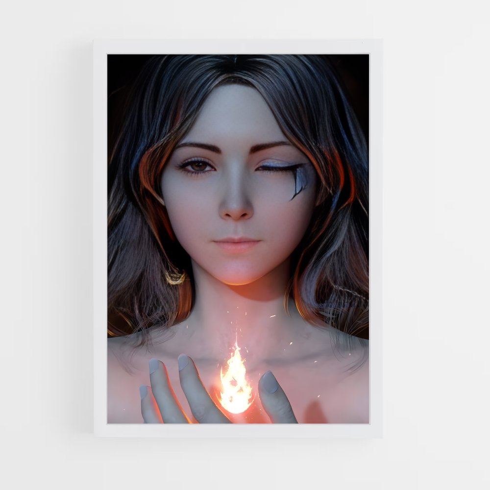 Poster Melina muse – affiche Elden Ring (vue 3)