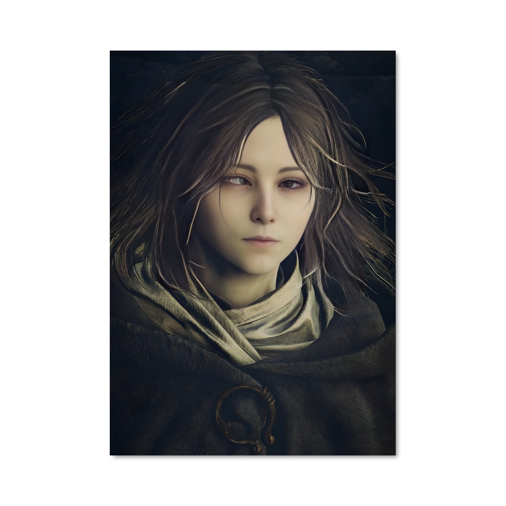 Poster Hoodie Heroine – affiche Elden Ring