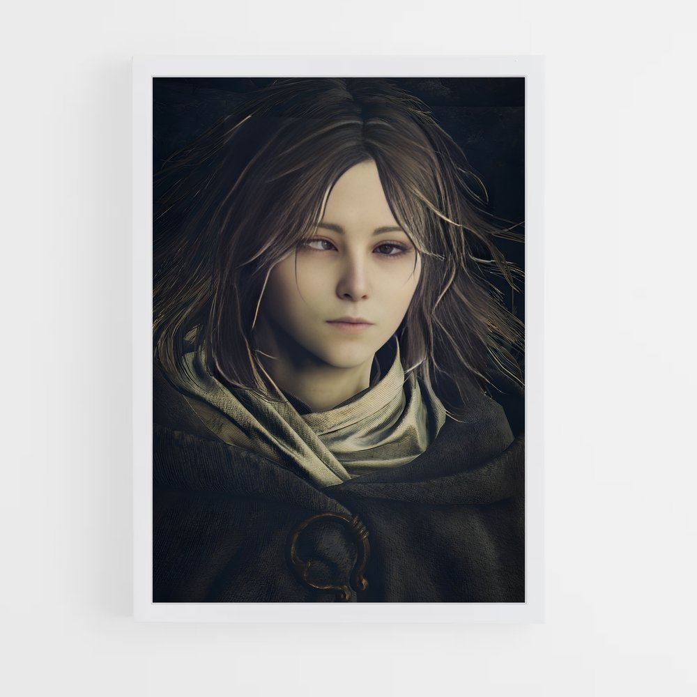Poster Hoodie Heroine – affiche Elden Ring (vue 3)