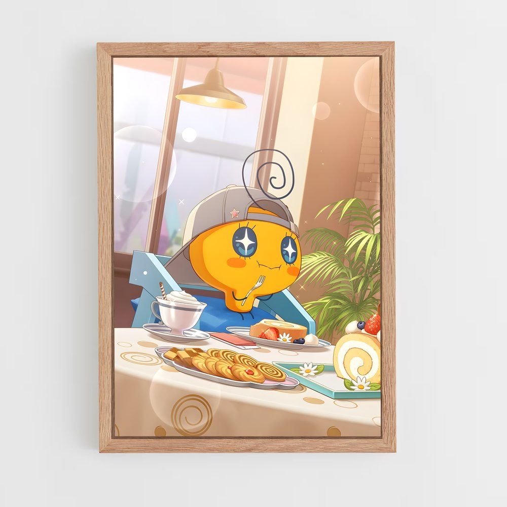 Poster Banquet Cartoon – affiche Tamagotchi (vue 4)