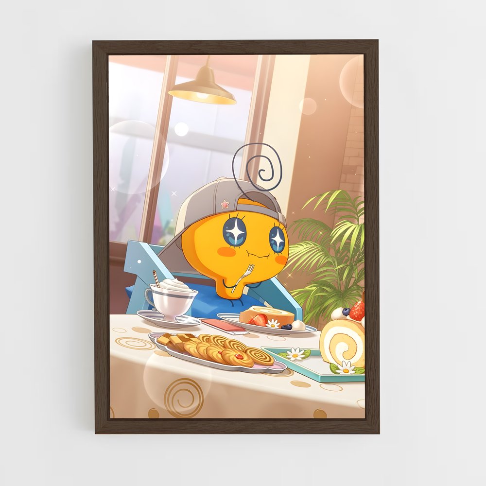 Poster Banquet Cartoon – affiche Tamagotchi (vue 5)